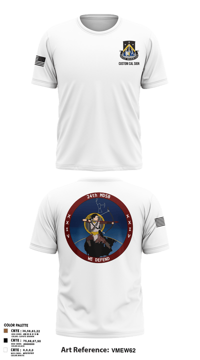 24th MDSB 11455369 Old School Cotton Feel Shirt - 109