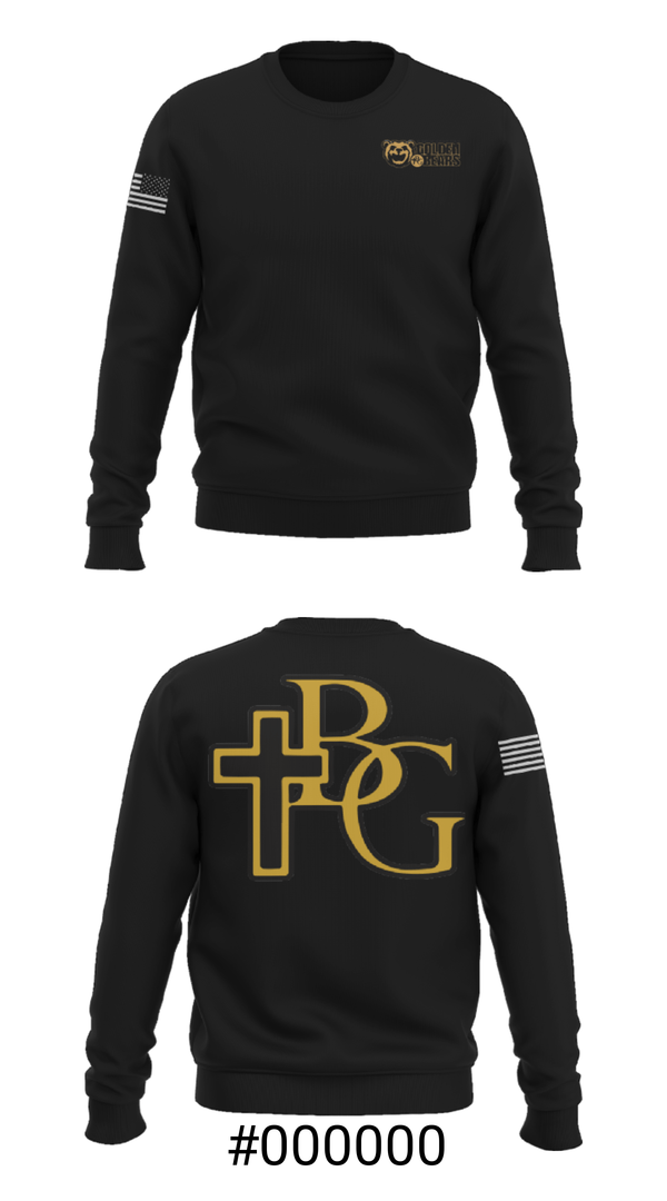 Crew Neck Sweatshirt, Bishop Garrigan Catholic Junior High School Track, Track & Field, Teamtime, Team time, sublimation, custom sports apparel, team uniforms, spirit wear, spiritwear, sports uniforms, custom shirts, team store, custom team store, fundraiser sports, apparel fundraiser