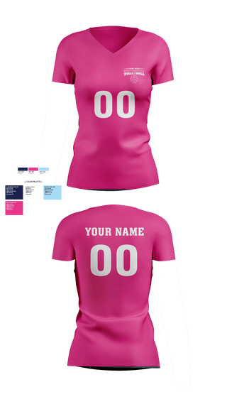 Womens Short Sleeve Vneck Shirt, Living Word Academy Volleyball, Women's Volleyball, Teamtime, Team time, sublimation, custom sports apparel, team uniforms, spirit wear, spiritwear, sports uniforms, custom shirts, team store, custom team store, fundraiser sports, apparel fundraiser