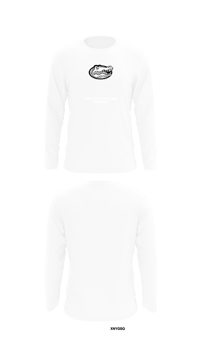 Spring Creek High School Basketball 45989238 Long Sleeve Performance Shirt - 8