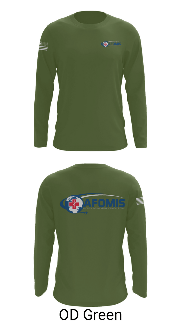Long Sleeve Performance Shirt, AFOMIS, Air Force, Teamtime, Team time, sublimation, custom sports apparel, team uniforms, spirit wear, spiritwear, sports uniforms, custom shirts, team store, custom team store, fundraiser sports, apparel fundraiser