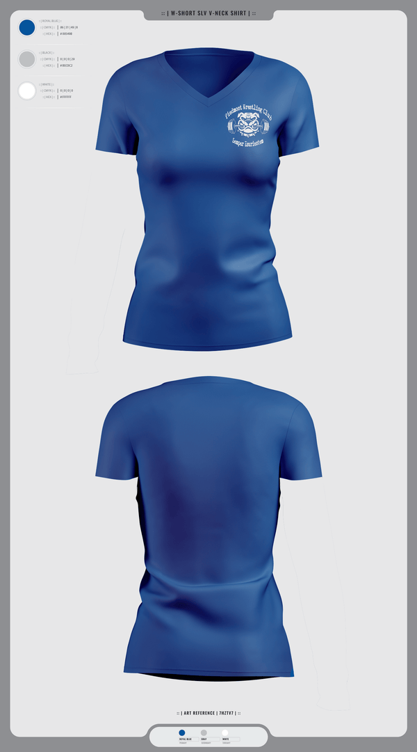 Womens Short Sleeve Vneck Shirt, Piedmont Youth Wrestling, Wrestling, Teamtime, Team time, sublimation, custom sports apparel, team uniforms, spirit wear, spiritwear, sports uniforms, custom shirts, team store, custom team store, fundraiser sports, apparel fundraiser