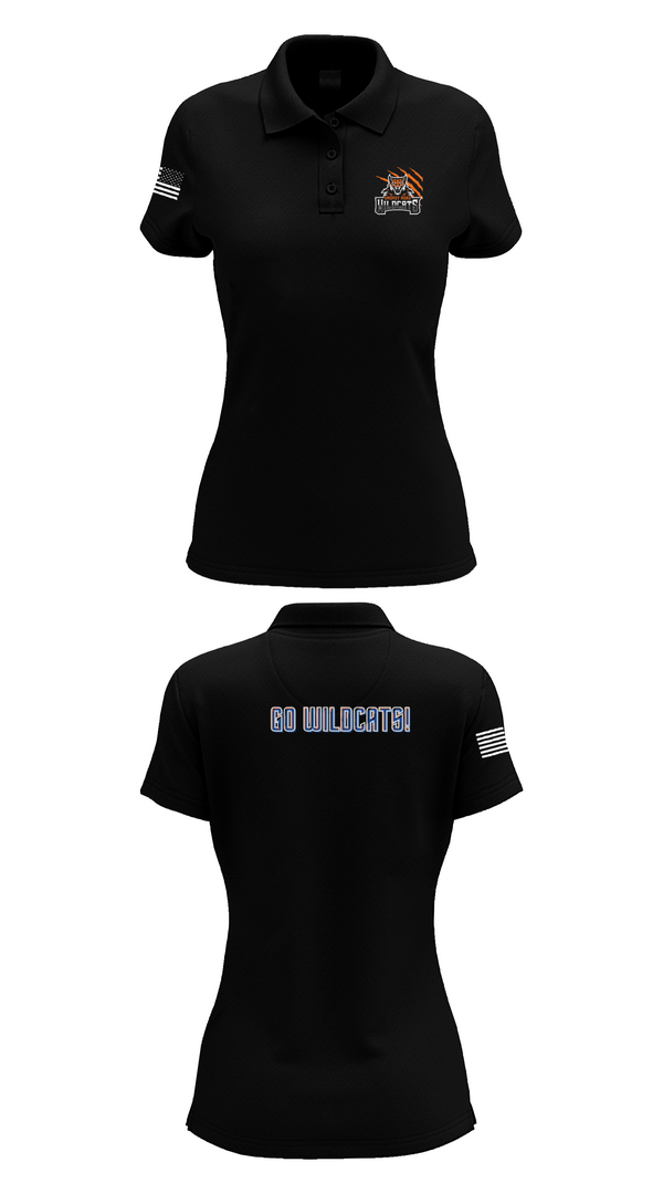 Womens Short Sleeve Performance Polo, Smokey Road Middle School Basketball, Women's Basketball, Teamtime, Team time, sublimation, custom sports apparel, team uniforms, spirit wear, spiritwear, sports uniforms, custom shirts, team store, custom team store, fundraiser sports, apparel fundraiser