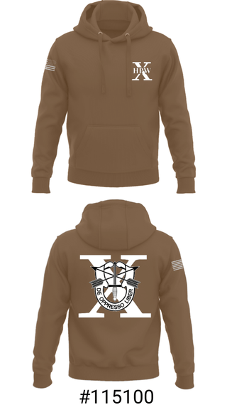 Hoodie, 10th Special Forces HPW, , Teamtime, Team time, sublimation, custom sports apparel, team uniforms, spirit wear, spiritwear, sports uniforms, custom shirts, team store, custom team store, fundraiser sports, apparel fundraiser