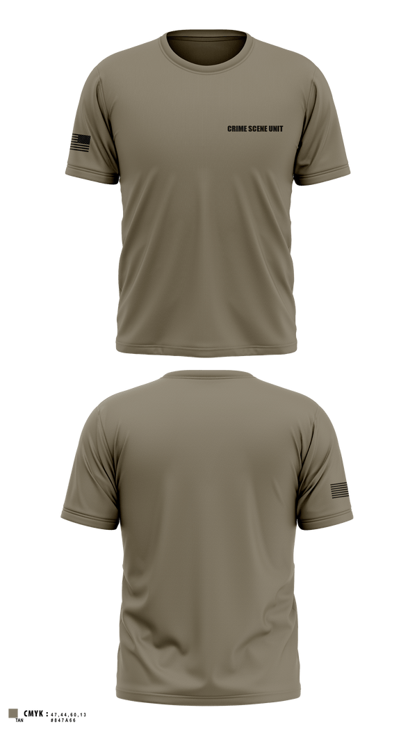 Old School Cotton Feel Shirt, Crime Scene Unit, , Teamtime, Team time, sublimation, custom sports apparel, team uniforms, spirit wear, spiritwear, sports uniforms, custom shirts, team store, custom team store, fundraiser sports, apparel fundraiser