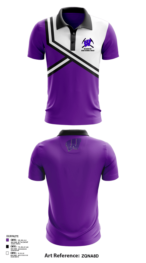 Short Sleeve Performance Polo, Wilburton High School Cheer, Cheer, Teamtime, Team time, sublimation, custom sports apparel, team uniforms, spirit wear, spiritwear, sports uniforms, custom shirts, team store, custom team store, fundraiser sports, apparel fundraiser