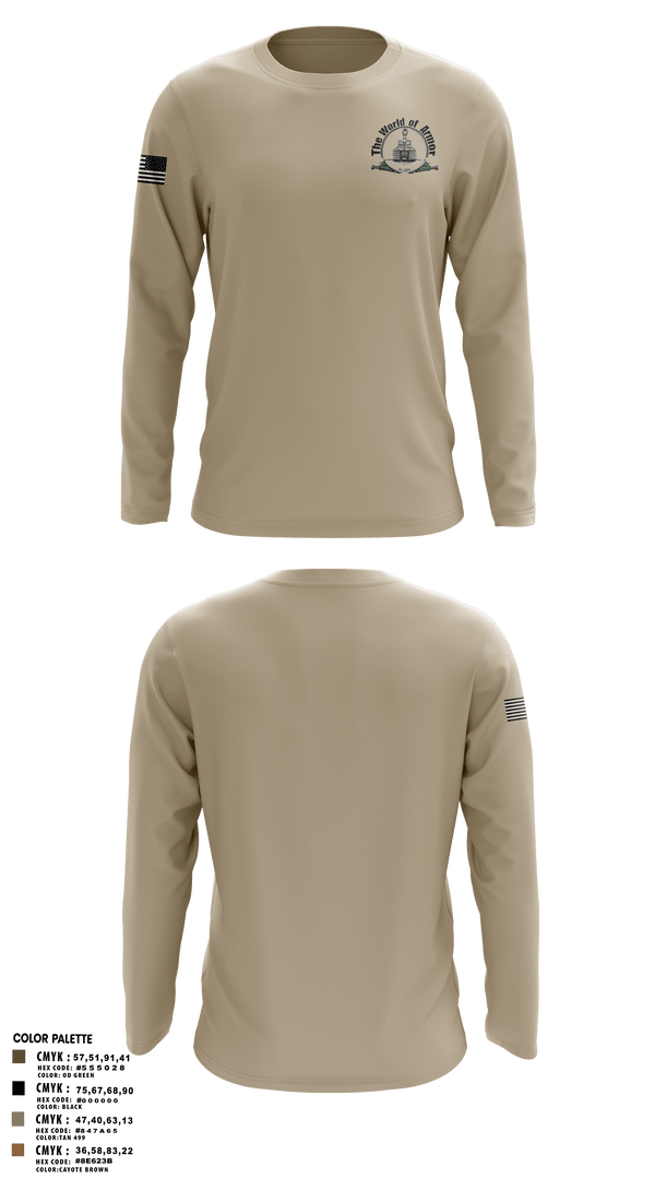 Long Sleeve Performance Shirt, The World of Armor, , Teamtime, Team time, sublimation, custom sports apparel, team uniforms, spirit wear, spiritwear, sports uniforms, custom shirts, team store, custom team store, fundraiser sports, apparel fundraiser