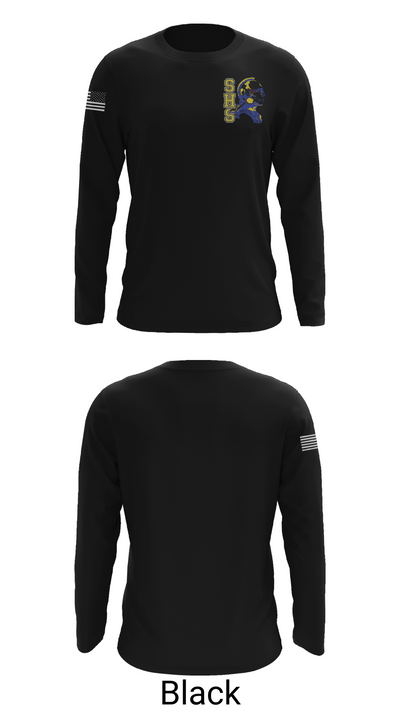 Stafford High School Basketball 81575563 Long Sleeve Performance Shirt - 26