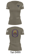 USS Nebraska 93337637 Women's Short Sleeve V-neck Shirt - 36