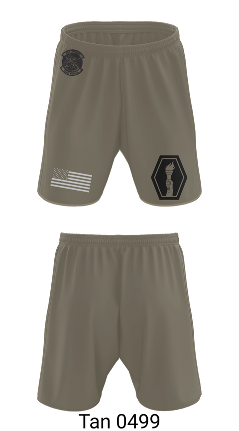 Athletic Shorts With Pockets, 100th Battalion 442nd Infantry Delta dragons, Army, Teamtime, Team time, sublimation, custom sports apparel, team uniforms, spirit wear, spiritwear, sports uniforms, custom shirts, team store, custom team store, fundraiser sports, apparel fundraiser
