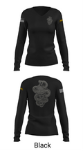 HHC 1-8IN SCT 3807535 Women's Long Sleeve V-neck Shirt - 23