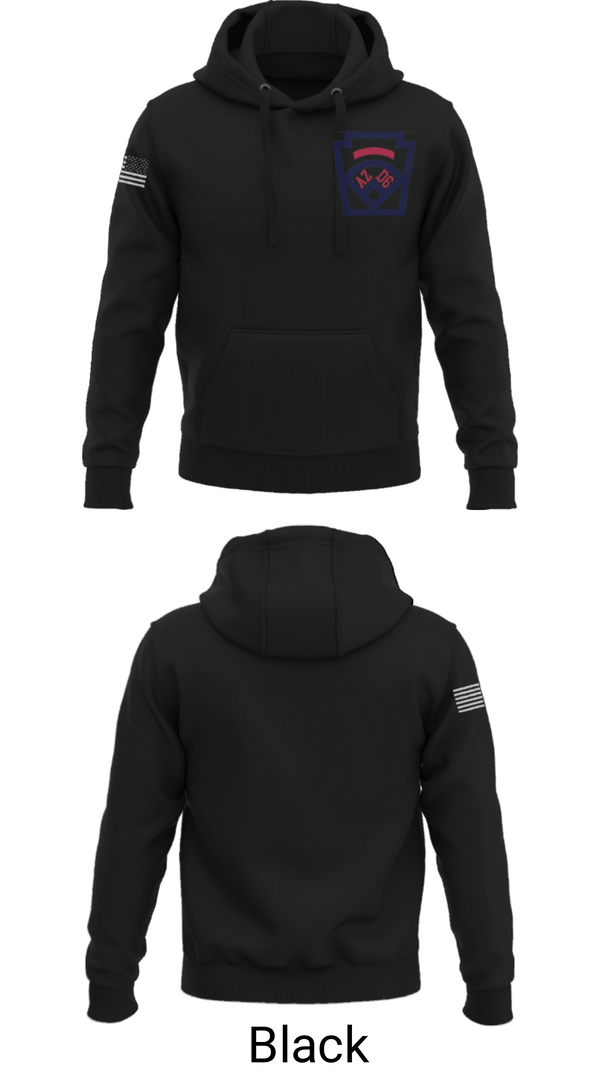 Hoodie, Arizona District 6 Little League Baseball, Baseball, Teamtime, Team time, sublimation, custom sports apparel, team uniforms, spirit wear, spiritwear, sports uniforms, custom shirts, team store, custom team store, fundraiser sports, apparel fundraiser