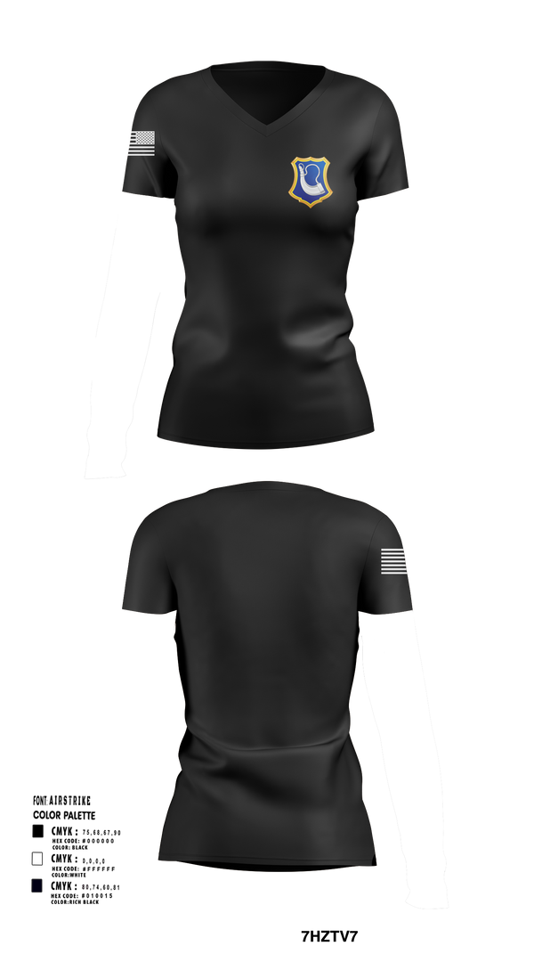 Womens Short Sleeve Vneck Shirt, C-Co. 1-181st, National Guard, Teamtime, Team time, sublimation, custom sports apparel, team uniforms, spirit wear, spiritwear, sports uniforms, custom shirts, team store, custom team store, fundraiser sports, apparel fundraiser
