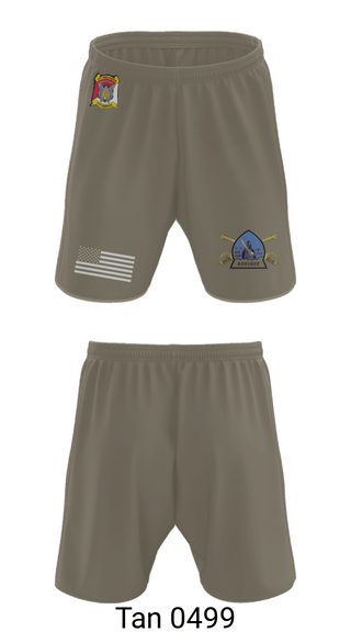 Athletic Shorts With Pockets, B Troop 2-17 Cav REGT, , Teamtime, Team time, sublimation, custom sports apparel, team uniforms, spirit wear, spiritwear, sports uniforms, custom shirts, team store, custom team store, fundraiser sports, apparel fundraiser