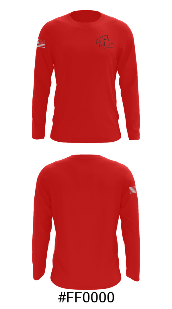 Long Sleeve Performance Shirt, Twin Lakes High School Baseball, Baseball, Teamtime, Team time, sublimation, custom sports apparel, team uniforms, spirit wear, spiritwear, sports uniforms, custom shirts, team store, custom team store, fundraiser sports, apparel fundraiser