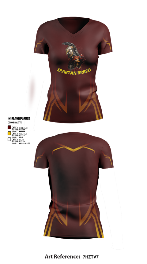Womens Short Sleeve Vneck Shirt, West Tampa spartans, , Teamtime, Team time, sublimation, custom sports apparel, team uniforms, spirit wear, spiritwear, sports uniforms, custom shirts, team store, custom team store, fundraiser sports, apparel fundraiser