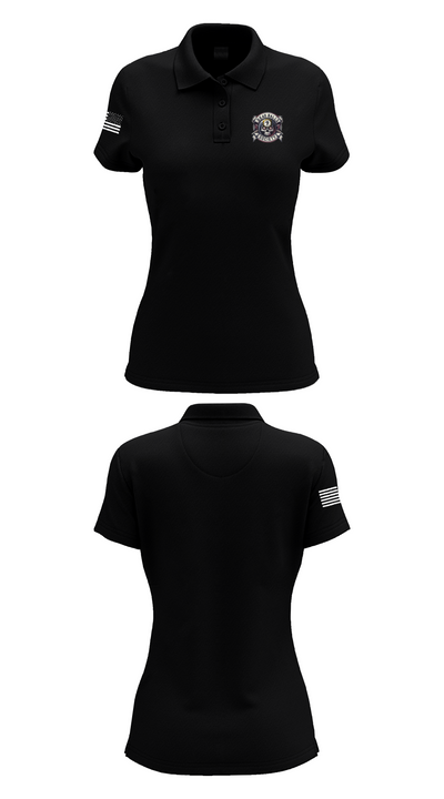 Dead Balls Society 21289687 Women's Short Sleeve Performance Polo  - 36