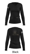 B Co, 303d IEW BN 70126830 Women's Long Sleeve V-neck Shirt - 37