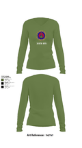 315th SFS 85031138 Women's Long Sleeve V-neck Shirt - 42