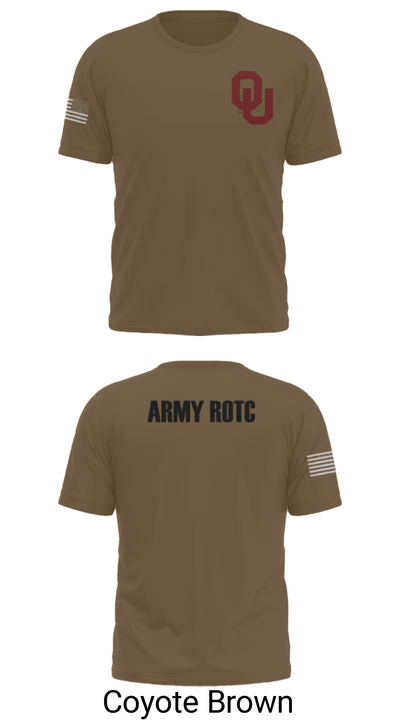 OU Army ROTC 95723228 Old School Cotton Feel Shirt - 10