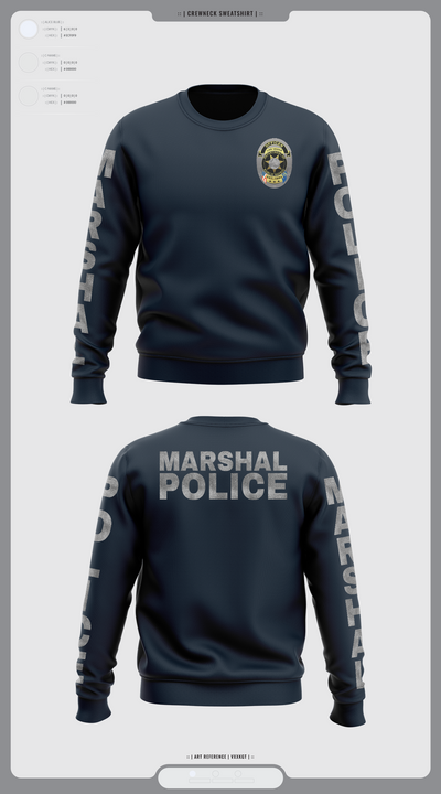 Las Vegas city marshals 28118812 Crew Neck Sweatshirt - 2