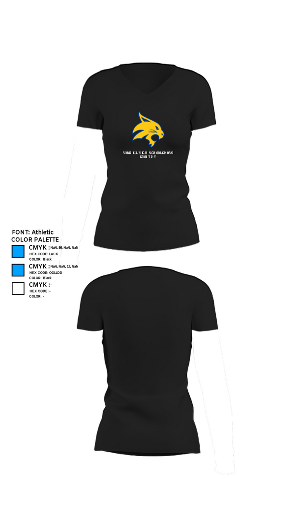 Womens Short Sleeve Vneck Shirt, Sumrall High School Cross Country, Cross Country, Teamtime, Team time, sublimation, custom sports apparel, team uniforms, spirit wear, spiritwear, sports uniforms, custom shirts, team store, custom team store, fundraiser sports, apparel fundraiser