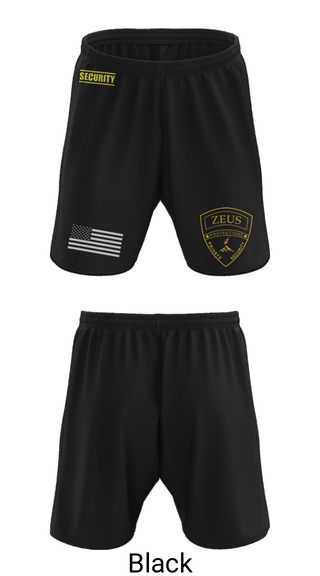 Athletic Shorts With Pockets, Zeus Protections, Police, Teamtime, Team time, sublimation, custom sports apparel, team uniforms, spirit wear, spiritwear, sports uniforms, custom shirts, team store, custom team store, fundraiser sports, apparel fundraiser