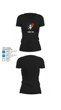 Tacos tec 45823988 Women's Short Sleeve V-neck Shirt - 37