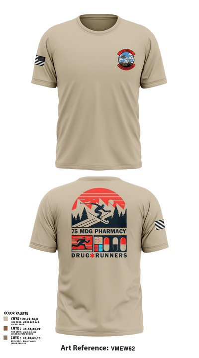 75 HCOS SGGD 45725034 Short Sleeve Performance Shirt - 105