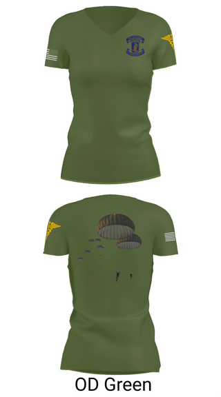 Womens Short Sleeve Vneck Shirt, 173rd Airborne Division, Army, Teamtime, Team time, sublimation, custom sports apparel, team uniforms, spirit wear, spiritwear, sports uniforms, custom shirts, team store, custom team store, fundraiser sports, apparel fundraiser