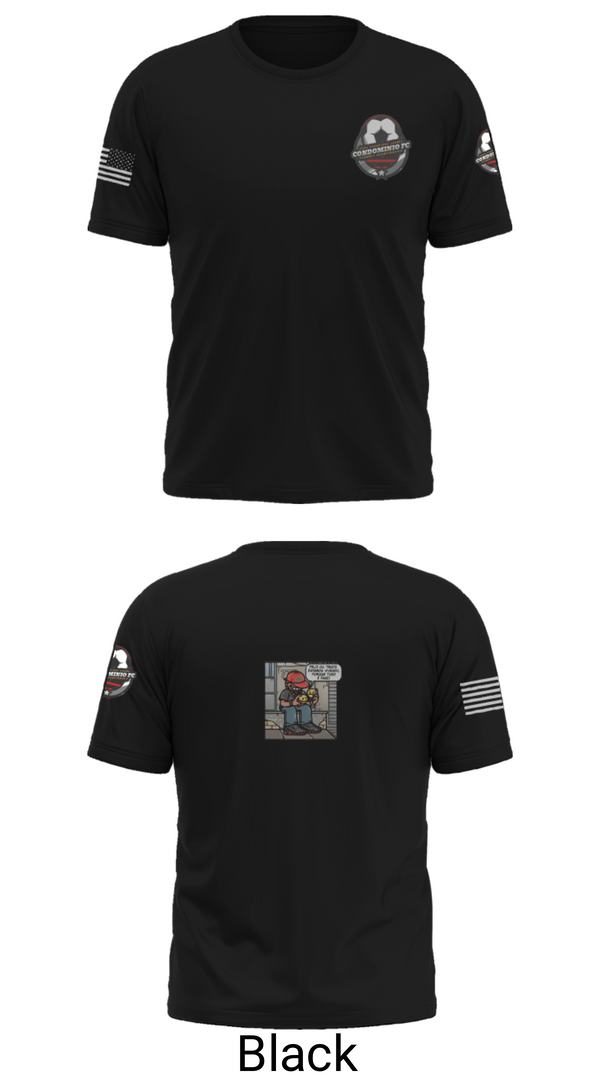 Short Sleeve Performance Shirt, Condominio FC, Men's Soccer, Teamtime, Team time, sublimation, custom sports apparel, team uniforms, spirit wear, spiritwear, sports uniforms, custom shirts, team store, custom team store, fundraiser sports, apparel fundraiser