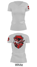 RockieRed 87306226 Women's Short Sleeve V-neck Shirt - 10