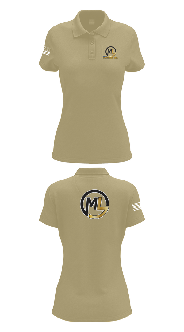 Womens Short Sleeve Performance Polo, ML concrete Llc, , Teamtime, Team time, sublimation, custom sports apparel, team uniforms, spirit wear, spiritwear, sports uniforms, custom shirts, team store, custom team store, fundraiser sports, apparel fundraiser