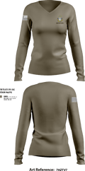 CHAPLAINS OFFICE 44554791 Women's Long Sleeve V-neck Shirt - 6
