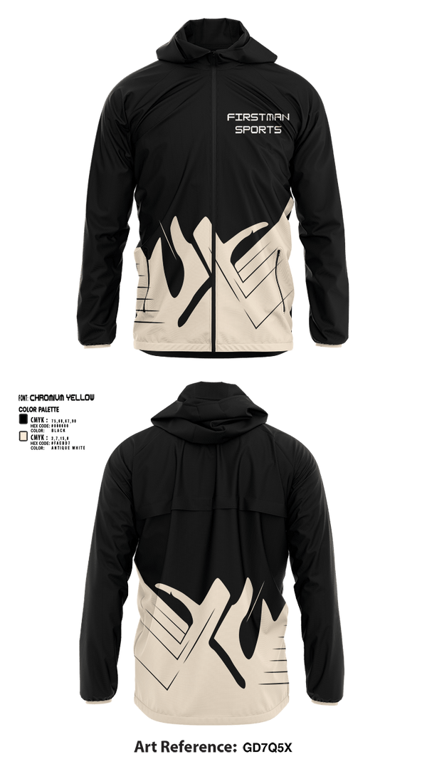 Windbreaker, Firstman Sports, , Teamtime, Team time, sublimation, custom sports apparel, team uniforms, spirit wear, spiritwear, sports uniforms, custom shirts, team store, custom team store, fundraiser sports, apparel fundraiser