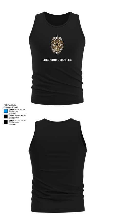Tank Top, Sheephound Brewing, , Teamtime, Team time, sublimation, custom sports apparel, team uniforms, spirit wear, spiritwear, sports uniforms, custom shirts, team store, custom team store, fundraiser sports, apparel fundraiser