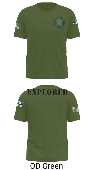 Short Sleeve Performance Shirt, BSO Explorers, Police, Teamtime, Team time, sublimation, custom sports apparel, team uniforms, spirit wear, spiritwear, sports uniforms, custom shirts, team store, custom team store, fundraiser sports, apparel fundraiser