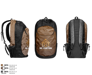Gear Bag, MC CUSTOM FRAMING LLC, , Teamtime, Team time, sublimation, custom sports apparel, team uniforms, spirit wear, spiritwear, sports uniforms, custom shirts, team store, custom team store, fundraiser sports, apparel fundraiser