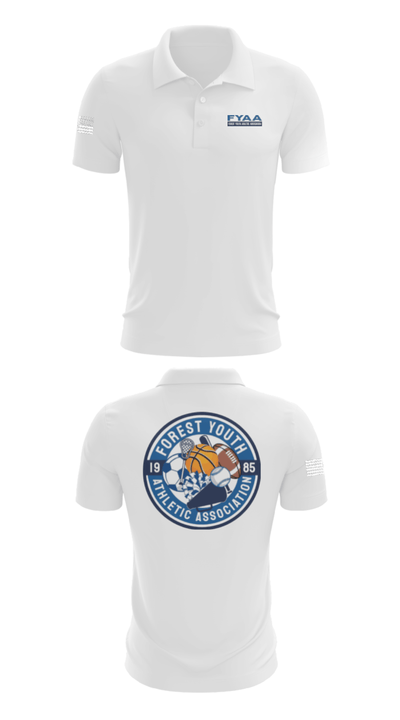 Forest Youth Athletic Association Football 51190604 Short Sleeve Performance Polo - 9