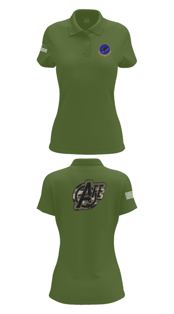 Womens Short Sleeve Performance Polo, 509 OSS, Air Force, Teamtime, Team time, sublimation, custom sports apparel, team uniforms, spirit wear, spiritwear, sports uniforms, custom shirts, team store, custom team store, fundraiser sports, apparel fundraiser