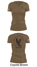 LOS LUNAS POLICE DEPT. SWAT 5938018 Women's Short Sleeve V-neck Shirt - 8