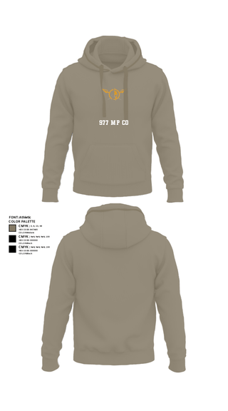 Hoodie, 977 MP CO, Army, Teamtime, Team time, sublimation, custom sports apparel, team uniforms, spirit wear, spiritwear, sports uniforms, custom shirts, team store, custom team store, fundraiser sports, apparel fundraiser