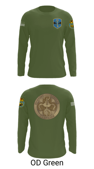 Long Sleeve Performance Shirt, 372 MOB, Army, Teamtime, Team time, sublimation, custom sports apparel, team uniforms, spirit wear, spiritwear, sports uniforms, custom shirts, team store, custom team store, fundraiser sports, apparel fundraiser