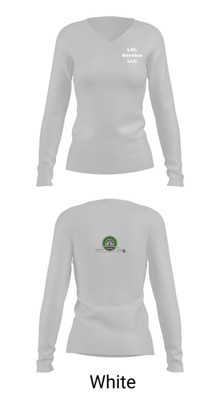 Womens Long Sleeve Vneck Shirt 1, L&L Service LLC, , Teamtime, Team time, sublimation, custom sports apparel, team uniforms, spirit wear, spiritwear, sports uniforms, custom shirts, team store, custom team store, fundraiser sports, apparel fundraiser