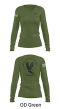 LOS LUNAS POLICE DEPT. SWAT 5938018 Women's Long Sleeve V-neck Shirt - 54