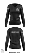 Corrections 76968575 Women's Long Sleeve V-neck Shirt - 149