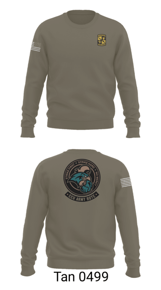 Crew Neck Sweatshirt, Chanticleer company, Army, Teamtime, Team time, sublimation, custom sports apparel, team uniforms, spirit wear, spiritwear, sports uniforms, custom shirts, team store, custom team store, fundraiser sports, apparel fundraiser