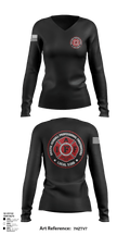 Local 5386 36178250 Women's Long Sleeve V-neck Shirt - 118