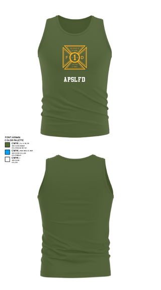 Tank Top, APSLFD, Fire Department, Teamtime, Team time, sublimation, custom sports apparel, team uniforms, spirit wear, spiritwear, sports uniforms, custom shirts, team store, custom team store, fundraiser sports, apparel fundraiser