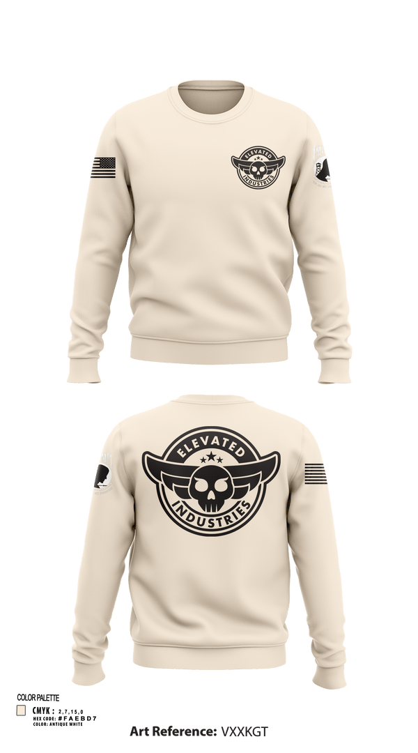 Crew Neck Sweatshirt, Elevated Industries, , Teamtime, Team time, sublimation, custom sports apparel, team uniforms, spirit wear, spiritwear, sports uniforms, custom shirts, team store, custom team store, fundraiser sports, apparel fundraiser